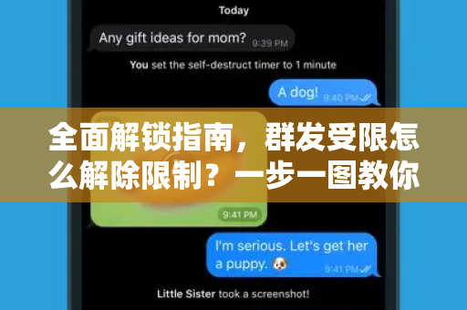 全面解锁指南，群发受限怎么解除限制？一步一图教你高效恢复