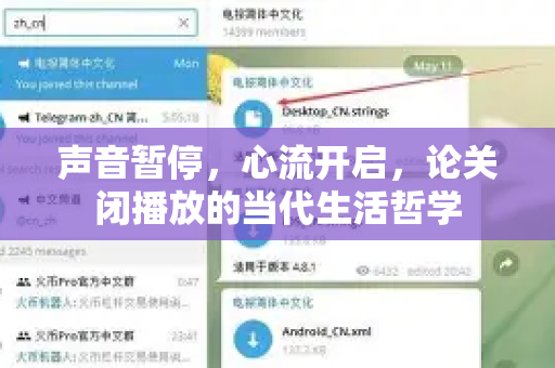 声音暂停，心流开启，论关闭播放的当代生活哲学-第1张图片-TG官方版-支持端对端加密、云端同步和多设备登录