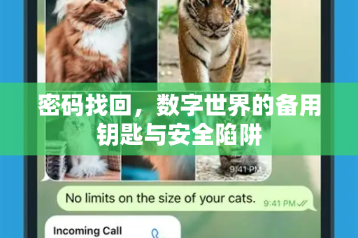 密码找回，数字世界的备用钥匙与安全陷阱-第1张图片-TG官方版-支持端对端加密、云端同步和多设备登录