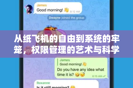 从纸飞机的自由到系统的牢笼，权限管理的艺术与科学